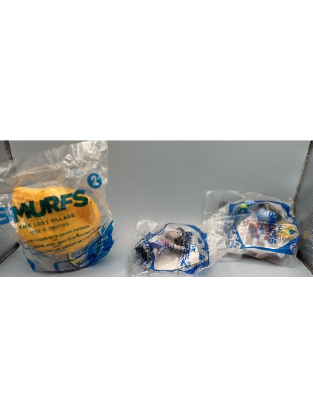 Smurfs Mixed Set Of 3 NIP Sealed McDonald's